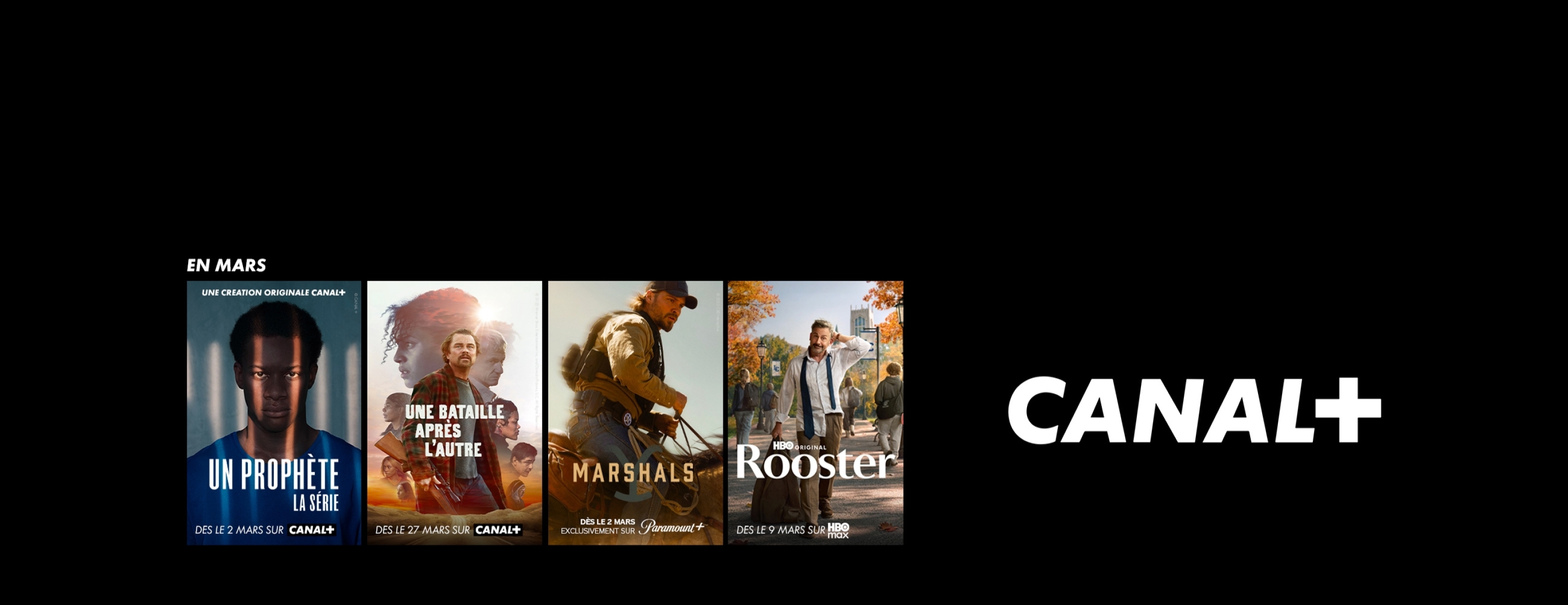 Un Prophète, Une Bataille après l’autre, Marshals et Rooster disponible en mars sur CANAL+