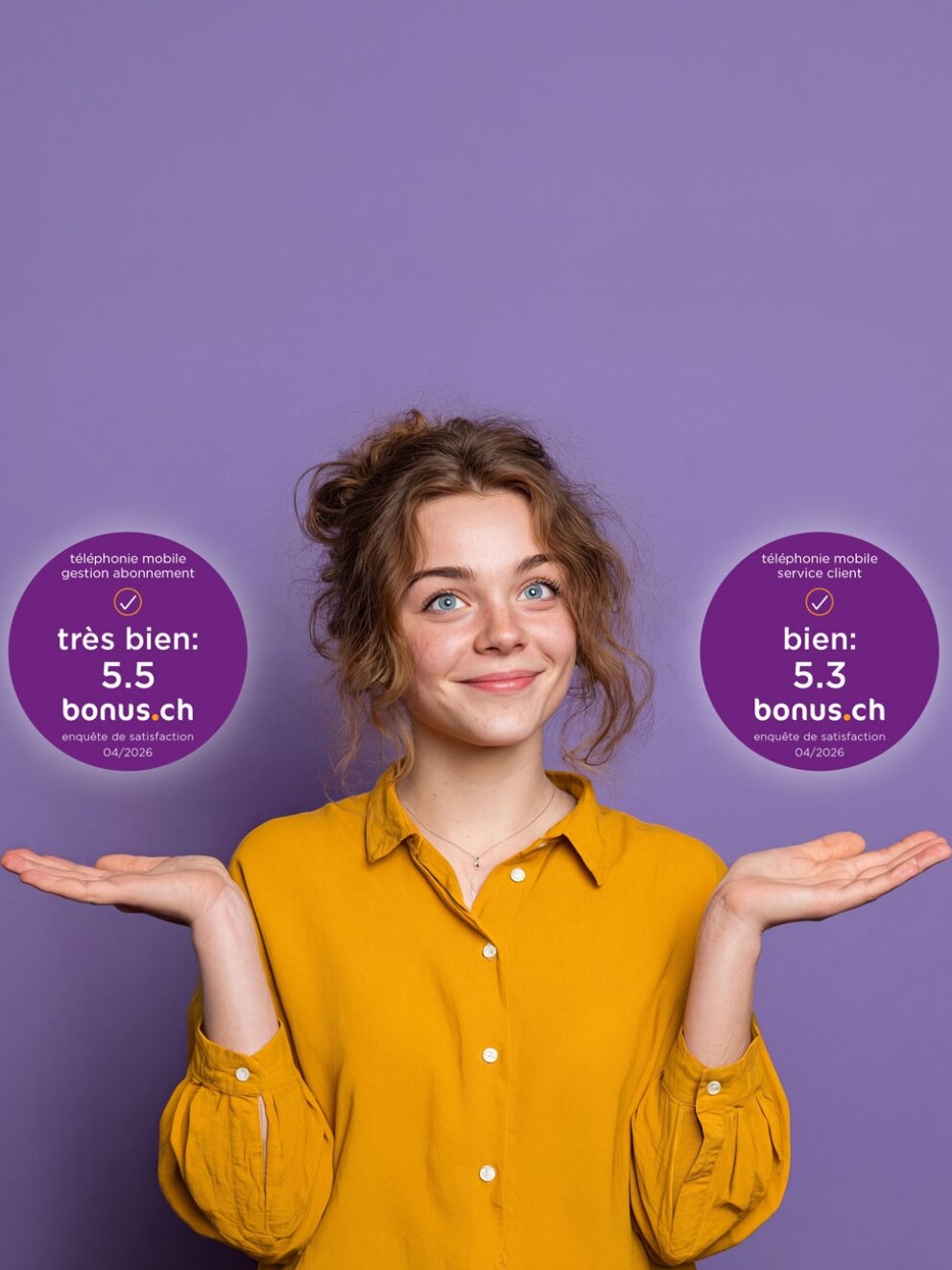 Avec une note globale de 5.3/6 et des résultats remarquables en gestion des abonnements (5.5/6, 2e du secteur) et en service à la clientèle (5.3/6, 3e du secteur), net+, l'opérateur 100% romand confirme année après année la force de son modèle de proximité.