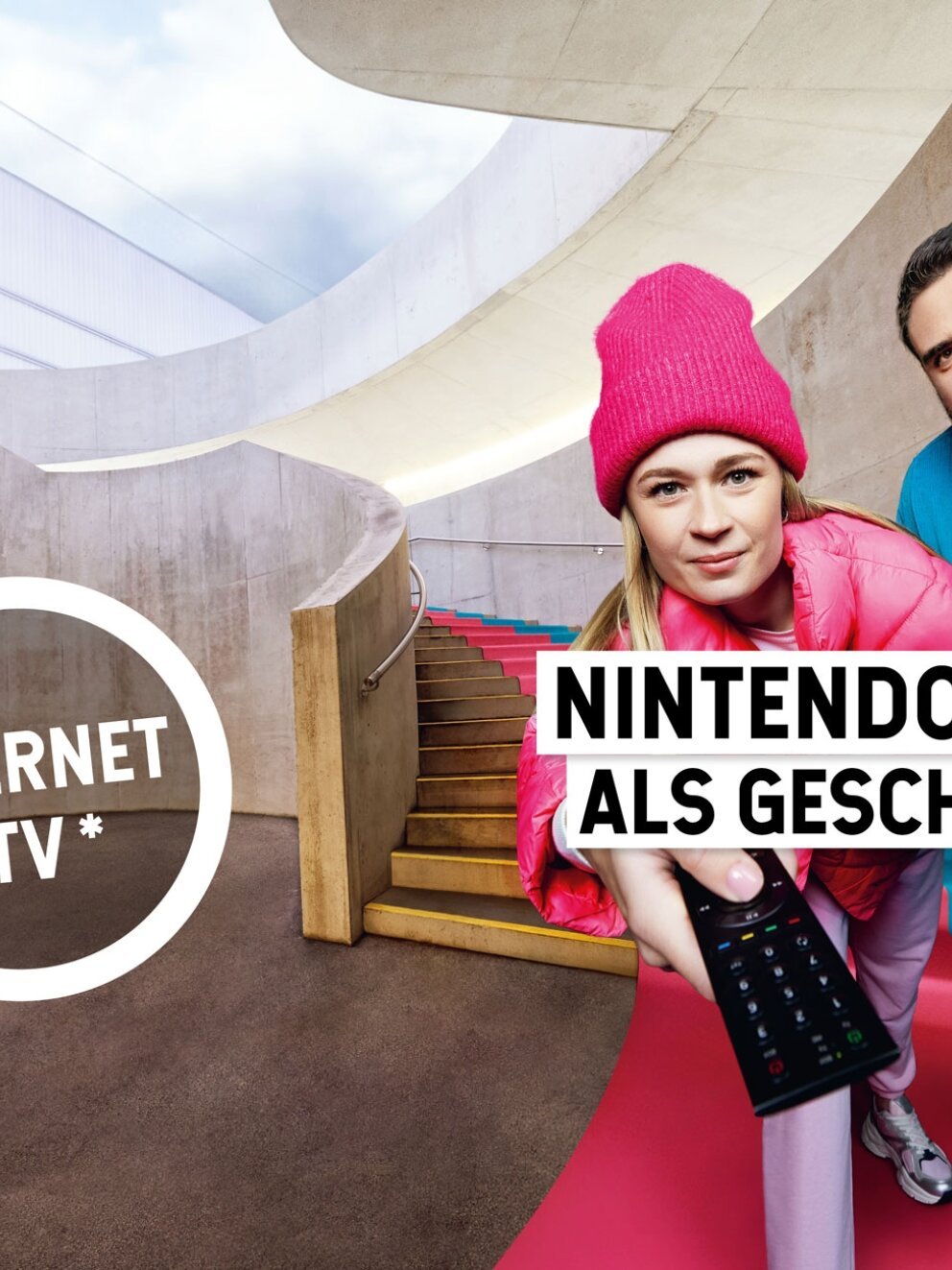 Eine Nintendo Switch 2 geschenkt bei Abschluss eines Combo Internet + TV Abos. Angebot gültig vom 26. November 2025 bis 13. Januar 2026.
