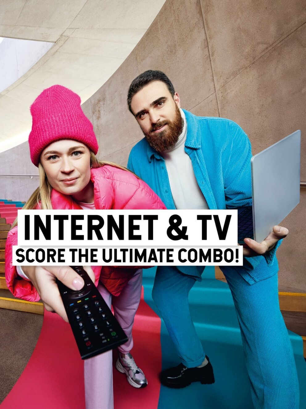 Internet & TV score the ultimate combo! CHF 49/month - free TV Box