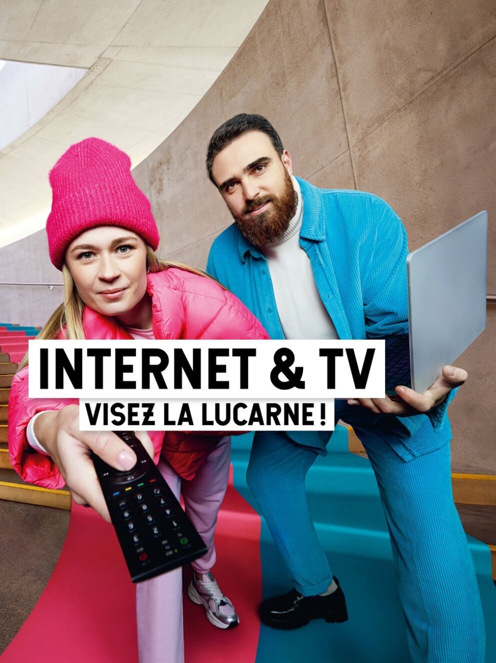 Internet & TV visez la lucarne! CHF 49.-/mois - Box TV offerte