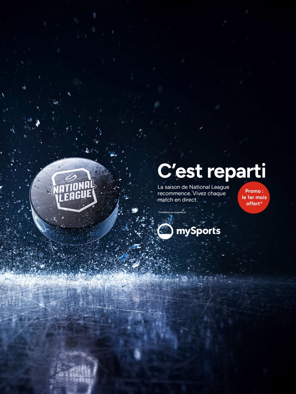 Promotion mySports - le 1er mois offert
